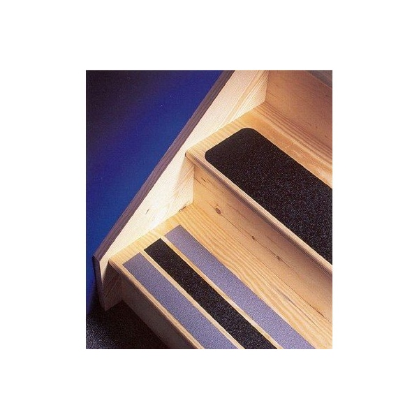 Nmc Resilient Anti Slip Tape Vinyl Proprietary Grit Size, Black, 6" W x 24" L AST624B - main